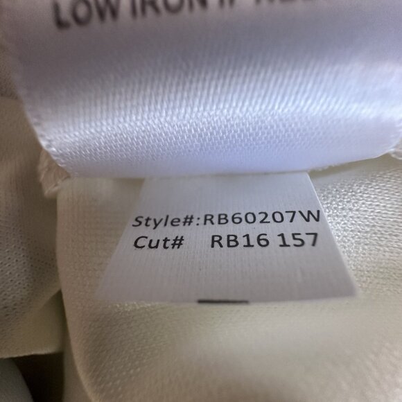 Vtg Signature by Robbie Bee Cowl Neck Midi Dress Womens L Palm Leaf 90s‎ Resort - Picture 7 of 10